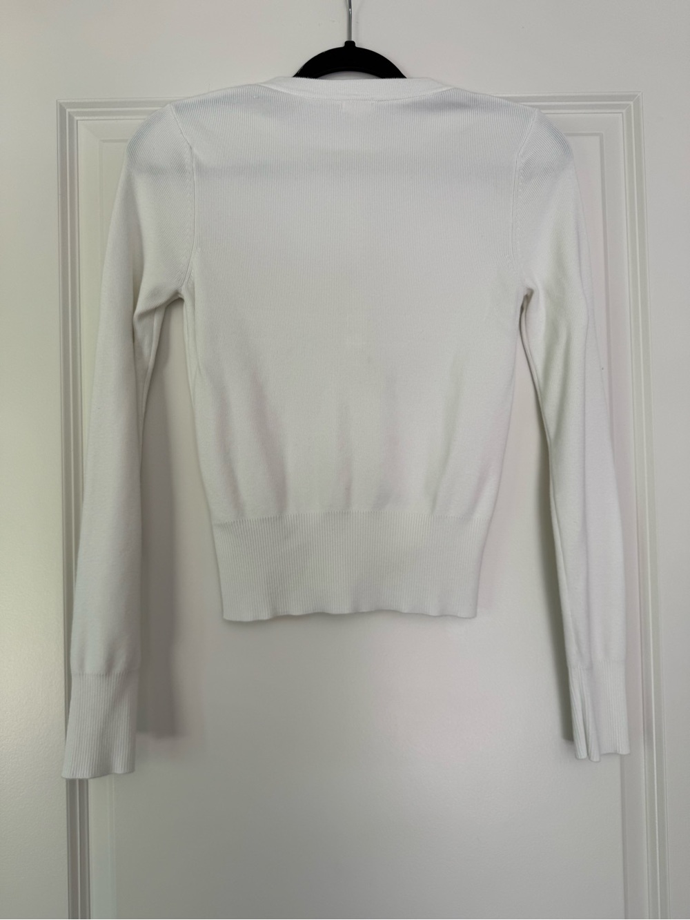 Garage Cream Ribbed Button-Up Top - Picture 5 of 5